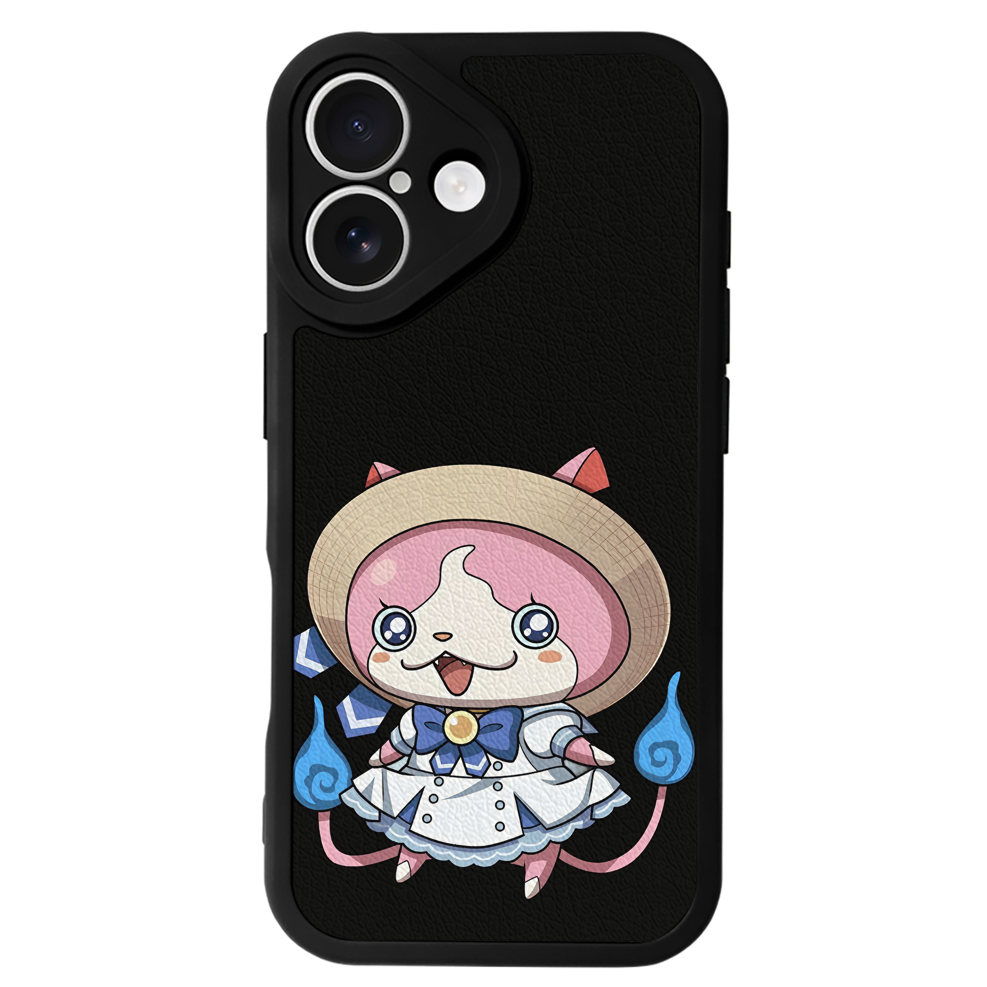 （画像用） 妖怪ウォッチ Yo-kai Watch 【iPhone 16シリーズ対応】シリコンスマホケース（レザー調） 材質：シリコン